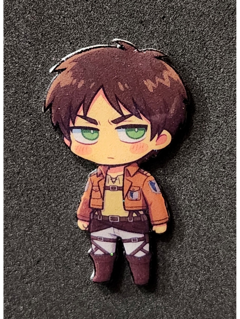 Eren Yeager glitter pin - Attack on Titan